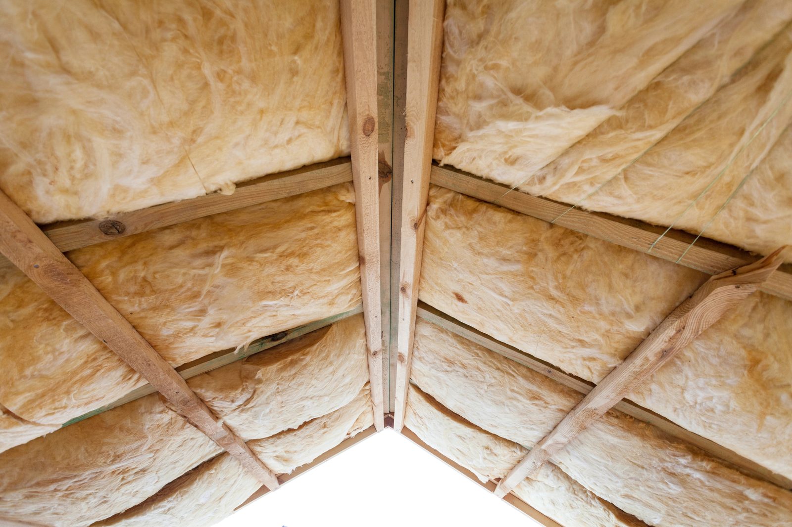 Storm damaged roof requiring emergency repair